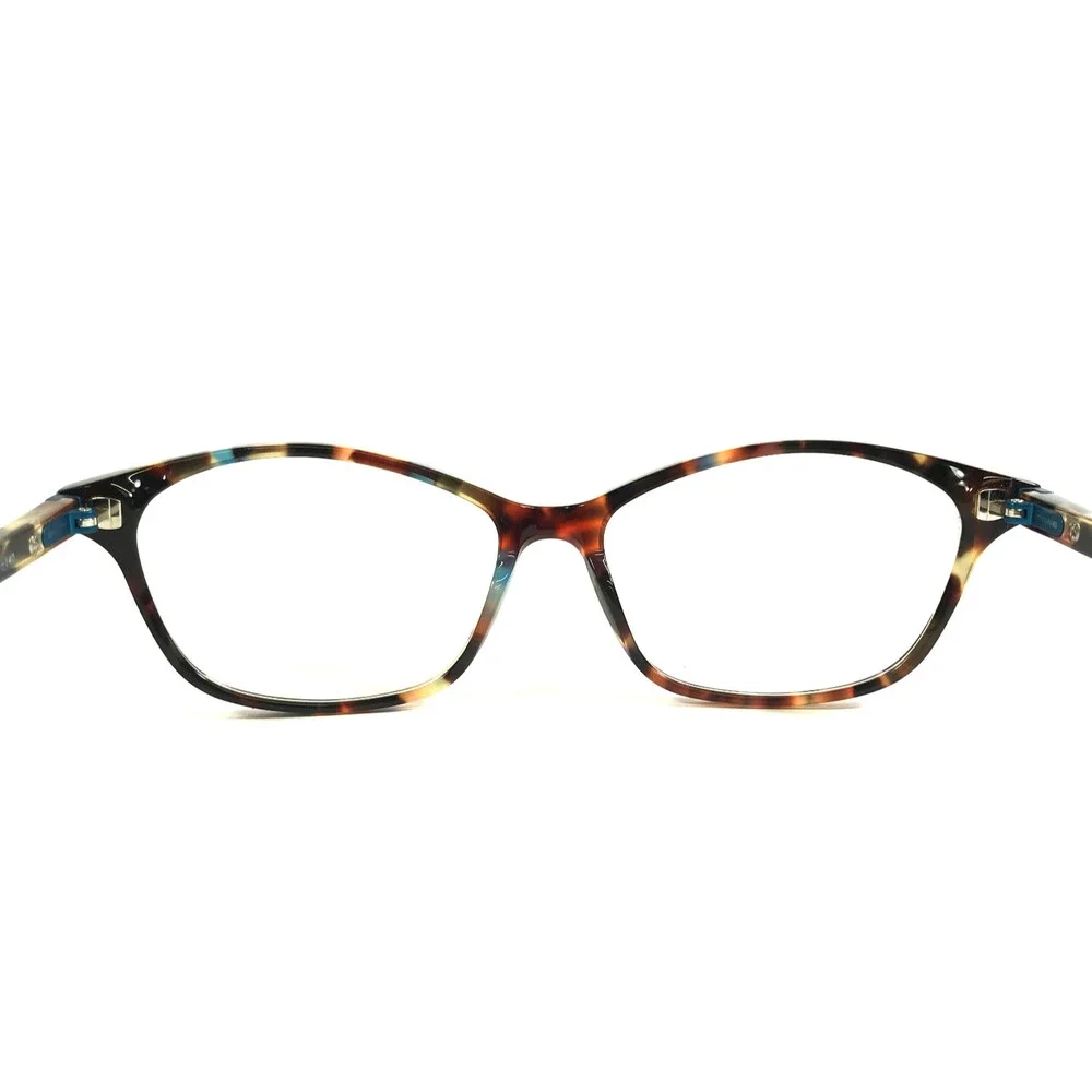 Tom Davies Eyeglasses Frames TD702 Col. 1979 Blue Brown Tortoise 51-15-140